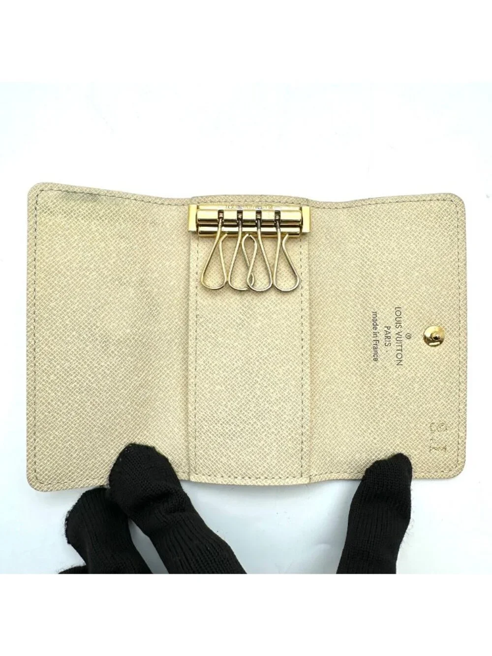 Louis Vuitton Multicles 4 Key Case Damier Azur Key Holder